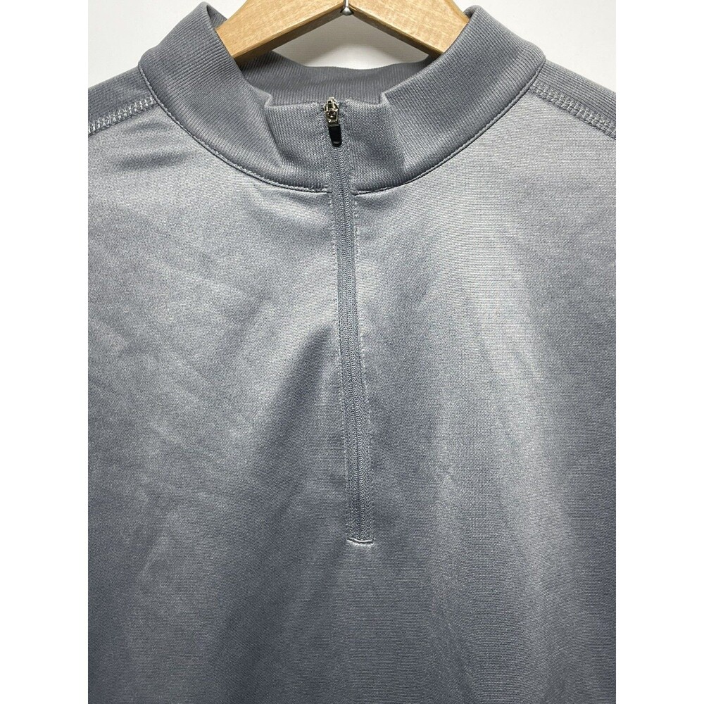 Mens Medium Black Clover Quarter Zip Light Sweatshirt  Live Lucky - Picture 3 of 7